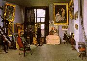 The Artist's Studio on the Rue de la Condamine Frederic Bazille